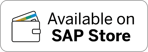 Disponible en el logotipo de SAP store